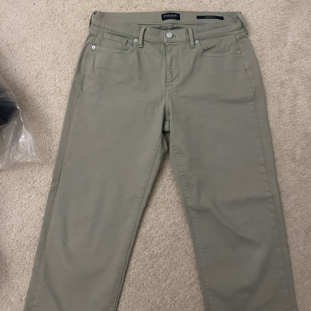 Banana Republic Sage Green Jeans